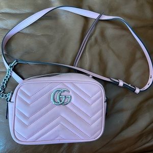 Pink Gucci crossbody